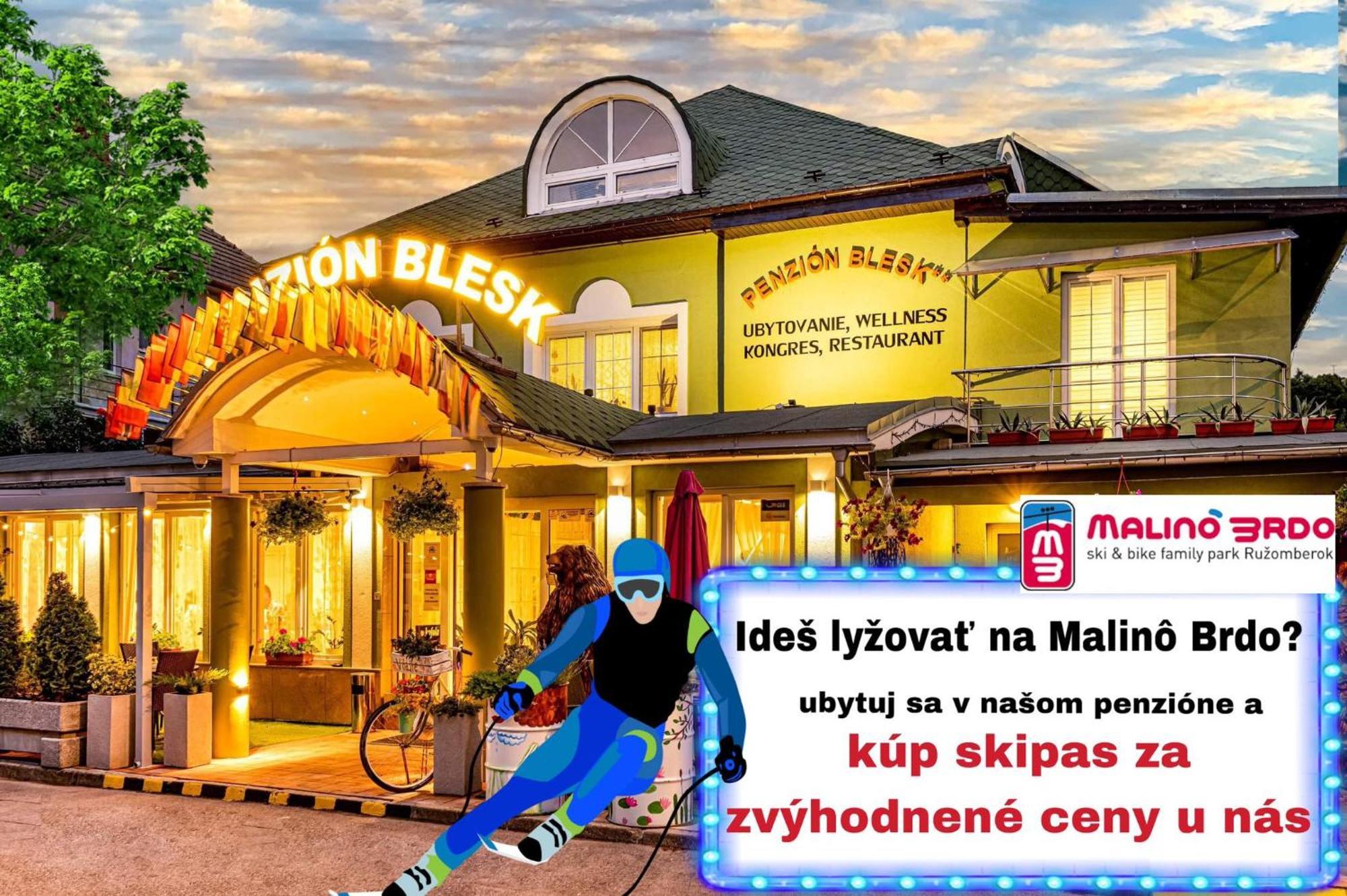 Penzion Blesk Ружомберок Екстериор снимка